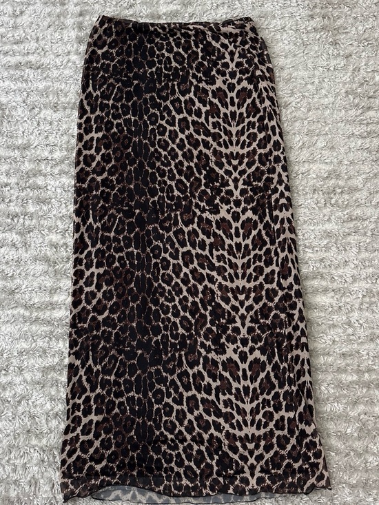 Princess Polly Dresses & Skirts - Princess Polly Leopard Maxi Skirt - Black and Brown